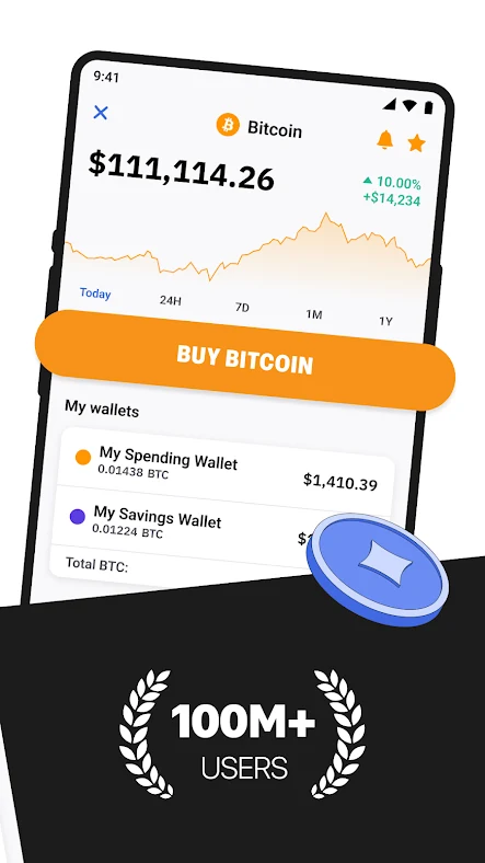 Bitcoin.com Wallet Bitcoin market and wallet screen